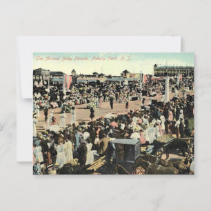 Asbury Park NJ, Baby Parade, 1910er Postkarte