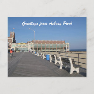 Asbury Park NJ Boardwalk Postkarte