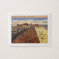 Asbury Park NJ, Strandpromenade, Casino, 1950er Ja