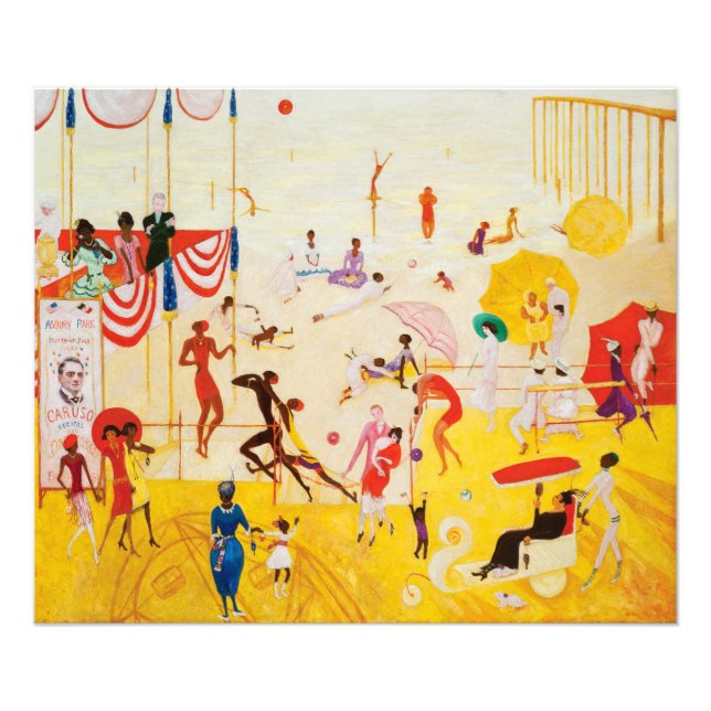Asbury Park South by Florine Stettheimer Fotodruck (Vorne)