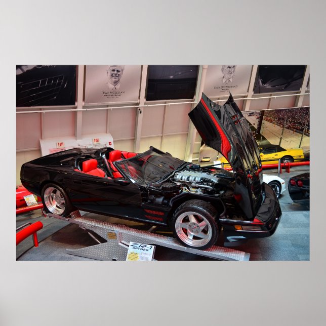 ASC C4 Corvette ZR1 Roadster-Konzept Poster (Vorne)