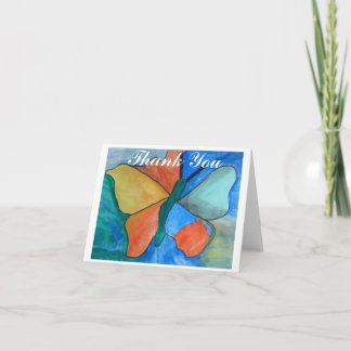 Asc-Karte danken Ihnen Schmetterling Dankeskarte