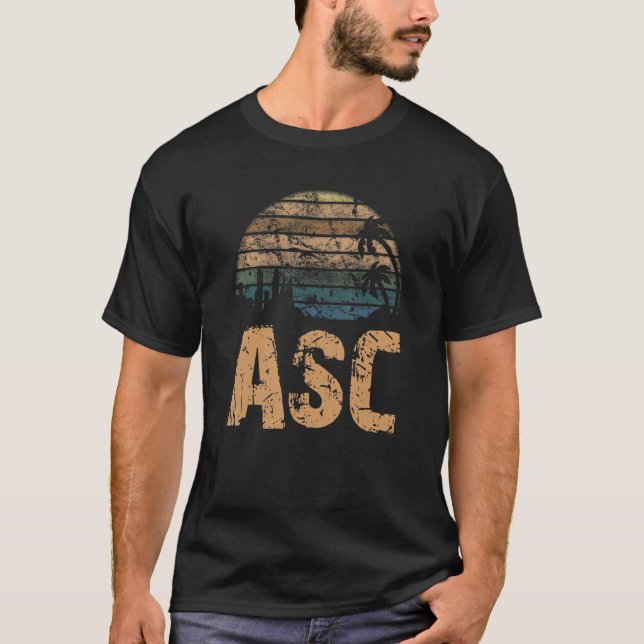 ASC Vintage Sunset Distressed T-Shirt (Vorderseite)
