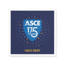 ASCE 175-Jahr-Jubiläumsserviette