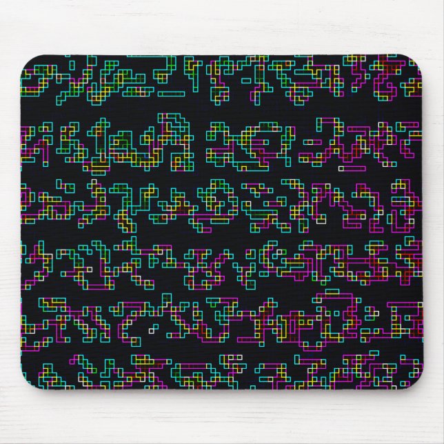 Ascemic Asemic Alien Script schreiben Mousepad (Vorne)