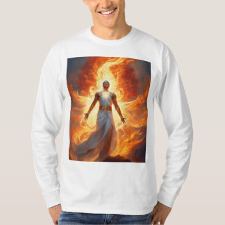 Ascendant Spirit: Radiantes Licht und Flammen T-Shirt