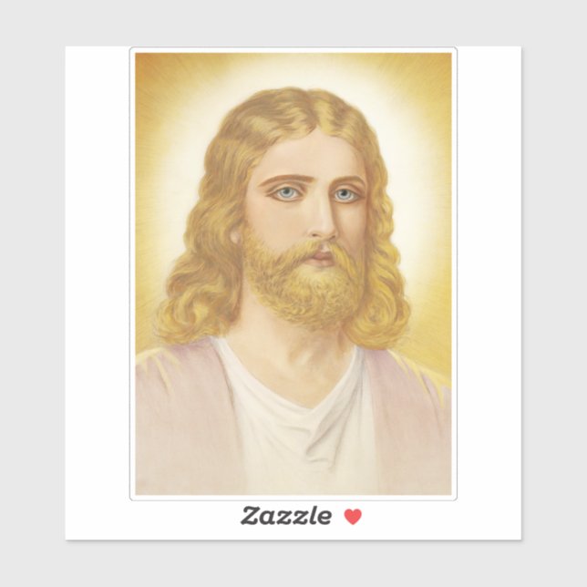 Ascended Master Jesus Christ Aufkleber (Blatt)