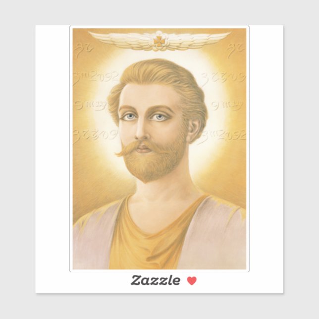 Ascended Master Saint Germain Aufkleber (Blatt)