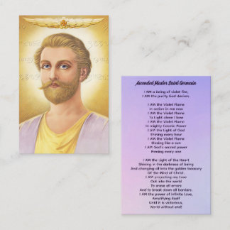 Ascended Master Saint Germain Visitenkarte