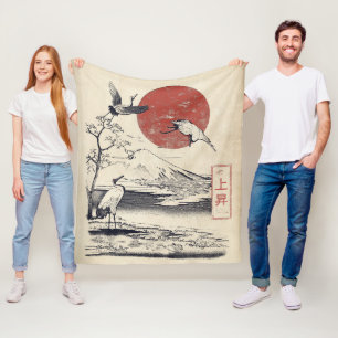 Ascension - Traditionelles japanisches Streetwear- Fleecedecke