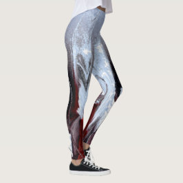 Asch zu Malvenfarben Leggings