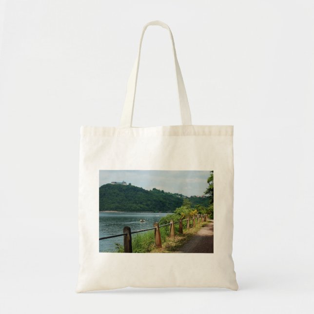 asche Edersee Ufer und Schloß Tragetasche (Vorne)