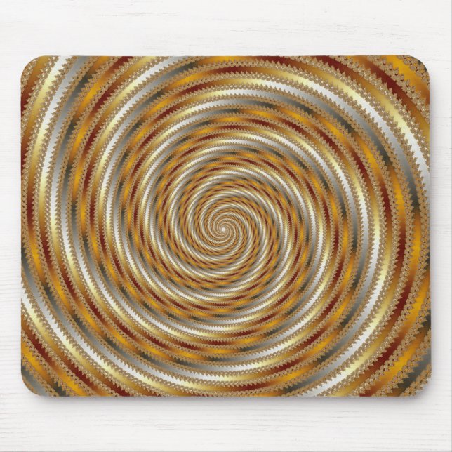 Asche - Fraktal Mousepad (Vorne)