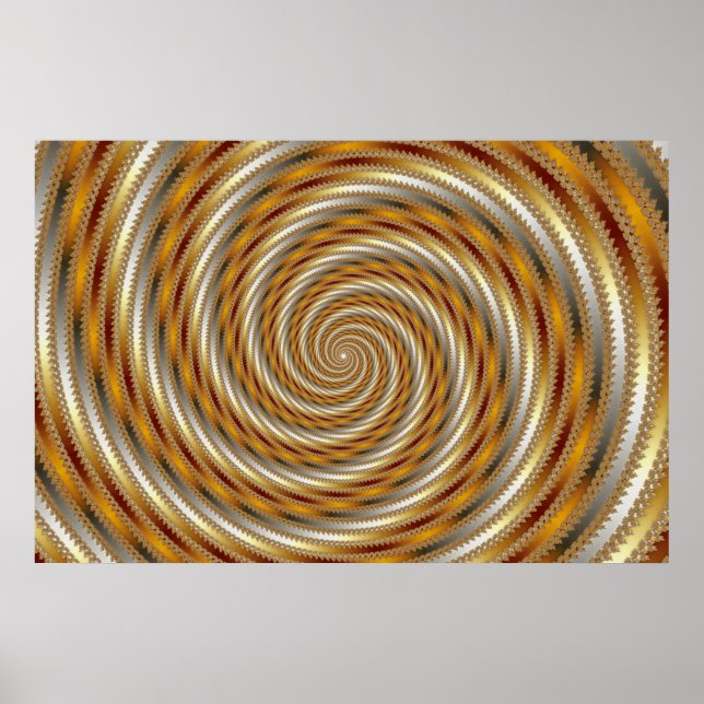 Asche - Fraktal Poster (Vorne)