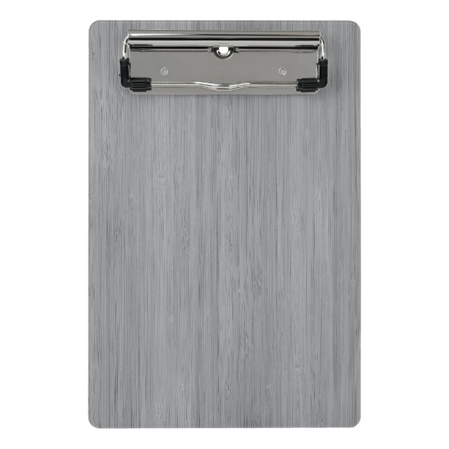 Asche Grau-Bambuswein-Schau Mini Klemmbrett (Vorderseite)
