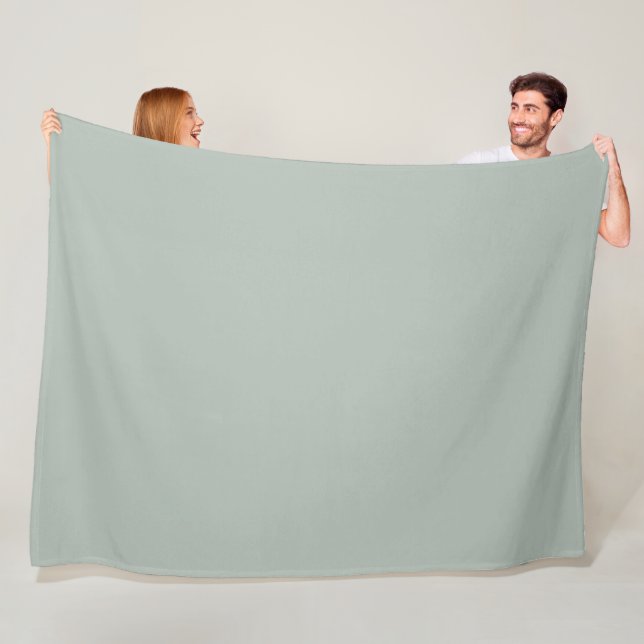 Asche grau (Vollfarbe) Fleecedecke (Beispiel)