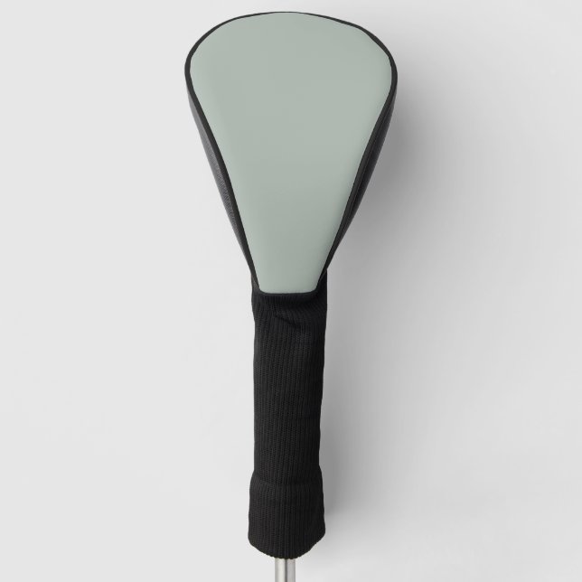 Asche grau (Vollfarbe) Golf Headcover (Vorderseite)