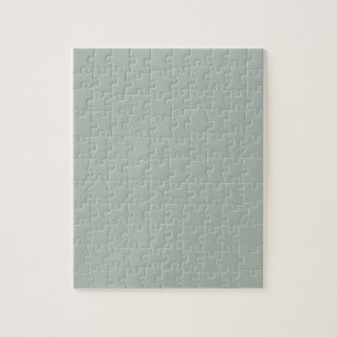 Asche grau (Vollfarbe) Puzzle