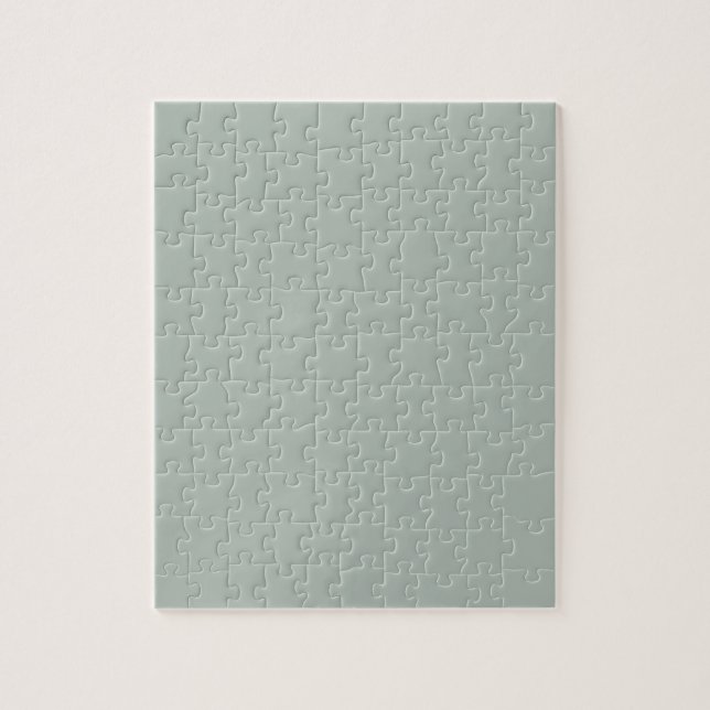 Asche grau (Vollfarbe) Puzzle (Vertikal)