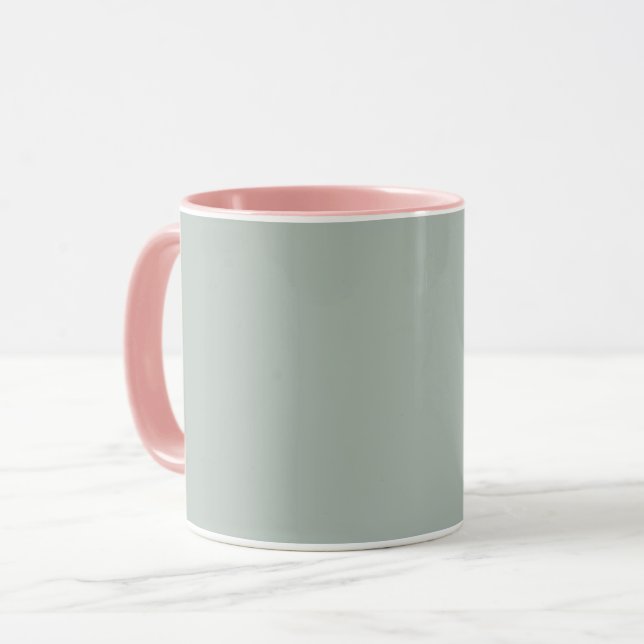 Asche grau (Vollfarbe) Tasse (Vorderseite Links)