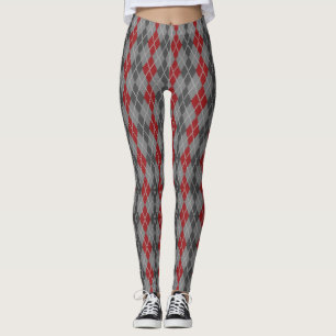 Asche und Glut Argyle Leggings