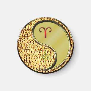 Äsche und Metallaffe Magnet