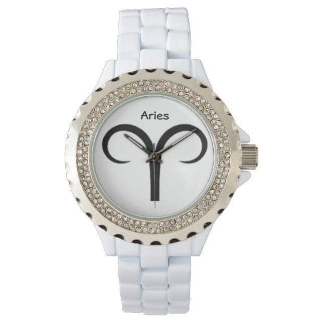 Äsche Zeichen der Zodiakuhren. Armbanduhr (Vorderseite)