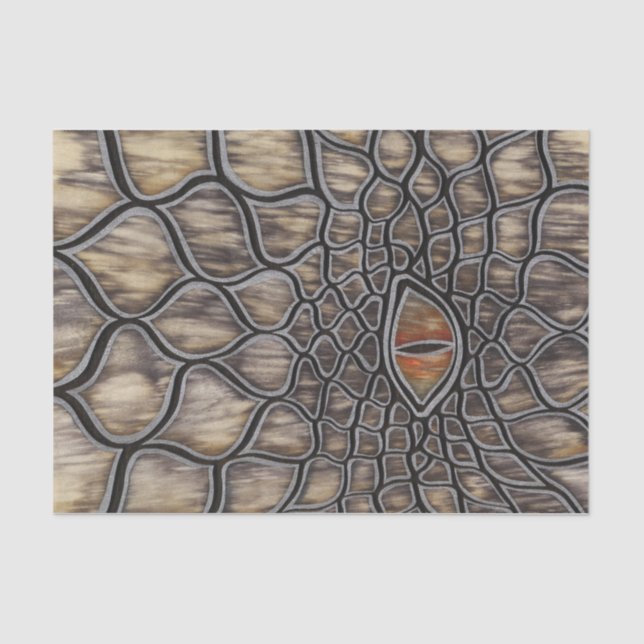 Aschen-Drache Seidenpapier (Vorderseite)