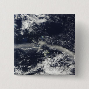 Aschen-Feder von Soufriere Hügeln, Montserrat Button