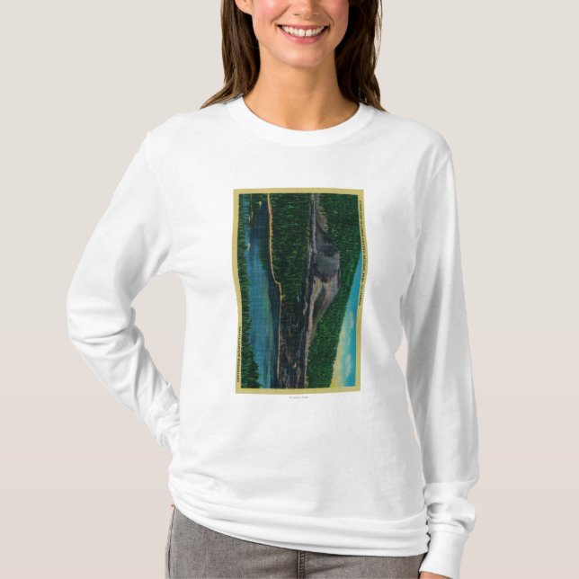 Aschen-Kegel in vulkanischem Nationalpark Lassens T-Shirt (Vorderseite)