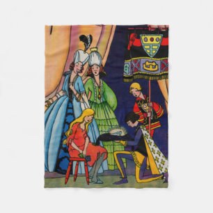 Aschenputtel, der Prinz und die Scheibe Fleecedecke