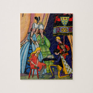 Aschenputtel, der Prinz und die Scheibe Puzzle