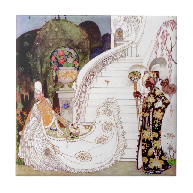 Aschenputtel durch Kay Nielsen Fliese (Vorderseite)