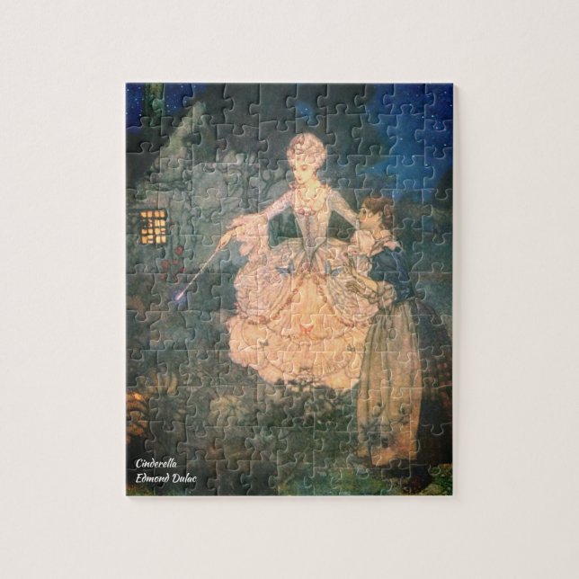 Aschenputtel Fairy Godmutter Illustration des alte Puzzle (Vertikal)