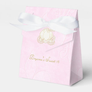 Aschenputtel Goldene Kutsche Rosa Party Favor Boxe Geschenkschachtel