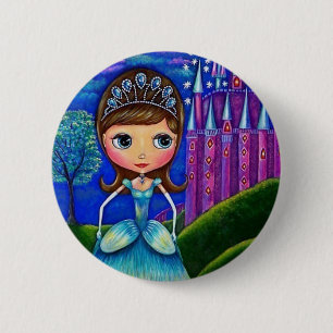 Aschenputtel-Knopf Button