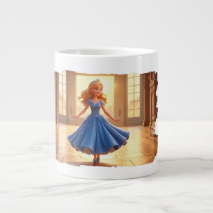 Aschenputtel macht sich bereit – Magisches Kleid v Jumbo-Tasse