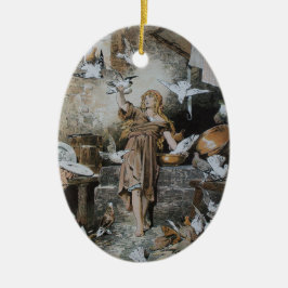 Aschenputtel - Märchen - Grimm Keramik Ornament