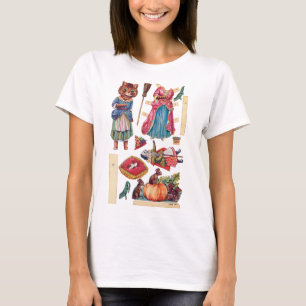 Aschenputtel, Papierpuppe, Louis Wain T-Shirt