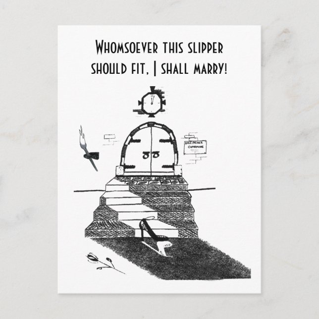 Aschenputtel Postkarte (Vorderseite)