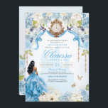 Aschenputtel Princess Light Blue Royal Sweet 16 Einladung<br><div class="desc">Ein Märchentraum wird wahr. Ihr besonderer Tag verdient ein ganz besonderes Einladungs-Design. Ich habe viel Zeit und Mühe darauf verwendet, diese Einladung zu entwerfen, und ich bin damit in LIEBE. Ich hoffe, du bist auch! Diese Aschenputtel bietet so viele kleine luxuriöse Touchs, die sich perfekt für Ihren Königsball eignen. Goldverglasung,...</div>