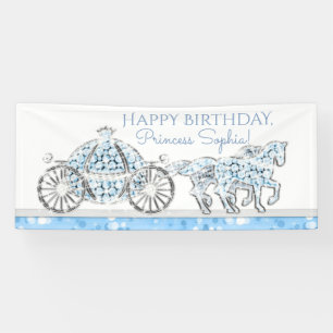 Aschenputtel-Prinzessin Birthday Banner