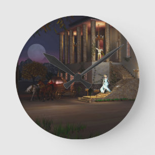 Aschenputtel Runde Wanduhr