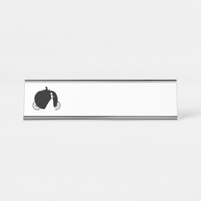 Aschenputtel Schreibtischnamensplakette (Vorderseite )