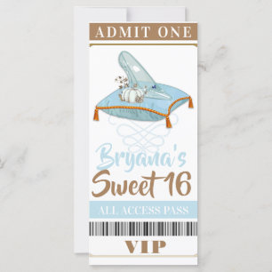 Aschenputtel Schuh Prinzessin Sweet 16 VIP-Party