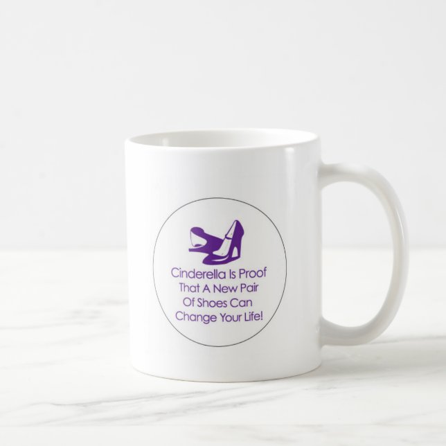 Aschenputtel-Schuhe Tasse (Rechts)