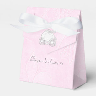 Aschenputtel Silber Kutsche Rosa Party Favor Schac Geschenkschachtel
