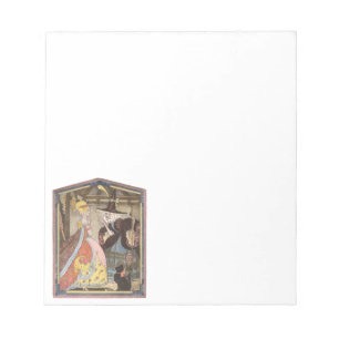 Aschenputtel und gute Fee, Vintage-Märchen Notizblock