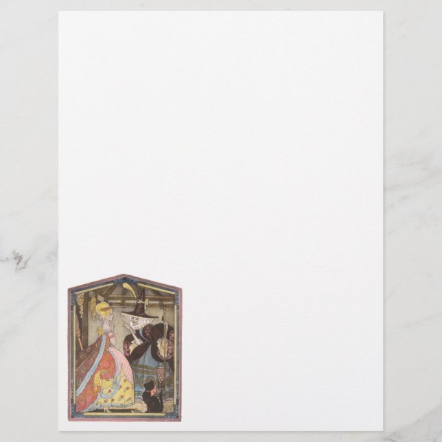 Aschenputtel und Märtyrerin, Vintage Märchen (Vorderseite)