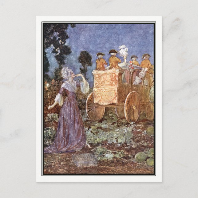 Aschenputtel von Millicent Sowerby Postkarte (Vorderseite)